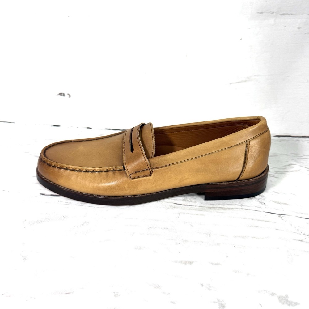 Allen Edmonds Dylan Shoes Mens 10.5D Walnut Penny Loafers Leather Slip On
